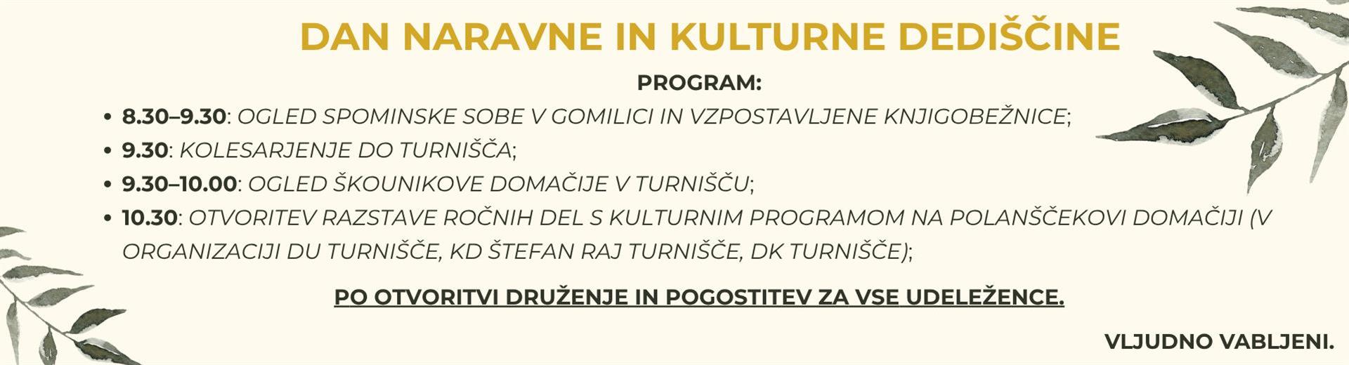 Dan naravne in kulturne dediščine