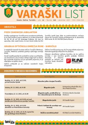 Varaški list - december 2025